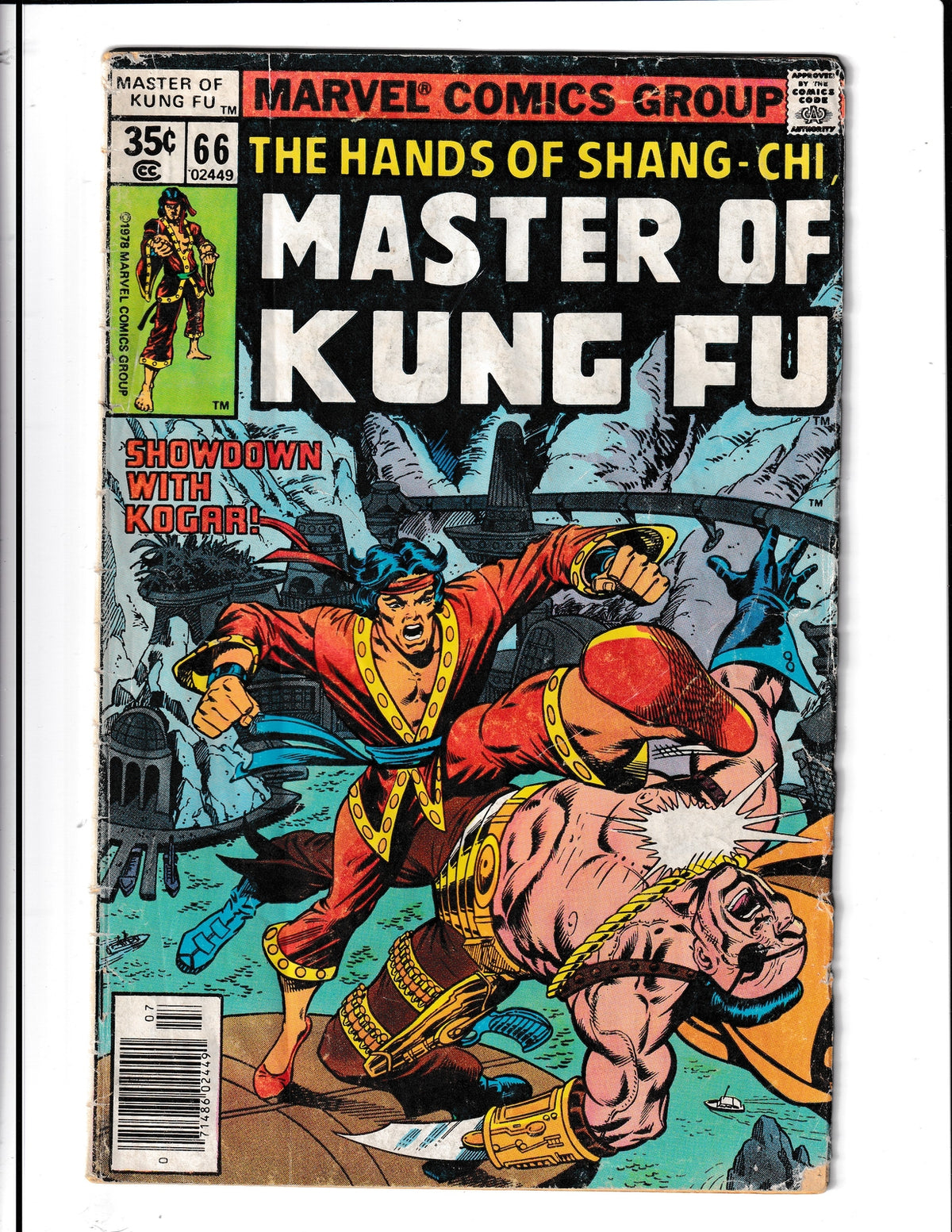 Master of Kung-Fu #66 (1978) Hands of Shang-Chi Marvel Comics
