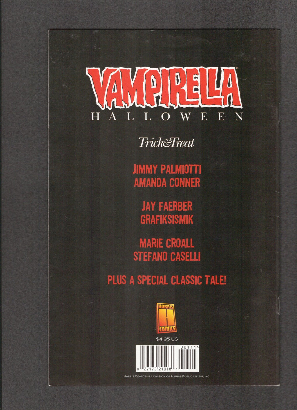 Vampirella: Halloween - Trick & Treat #1 (2004) Alex Horley Harris Comics