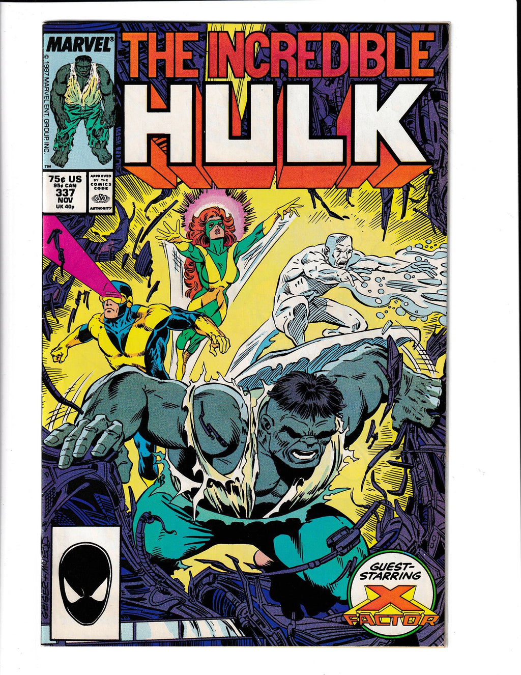 Incredible Hulk #337 (1987) Guest Starring X-Factor Marvel Comics