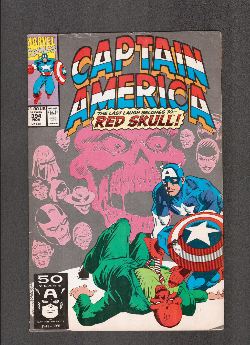Captain America #394 (1991) Levins/LaRosa Marvel Comics
