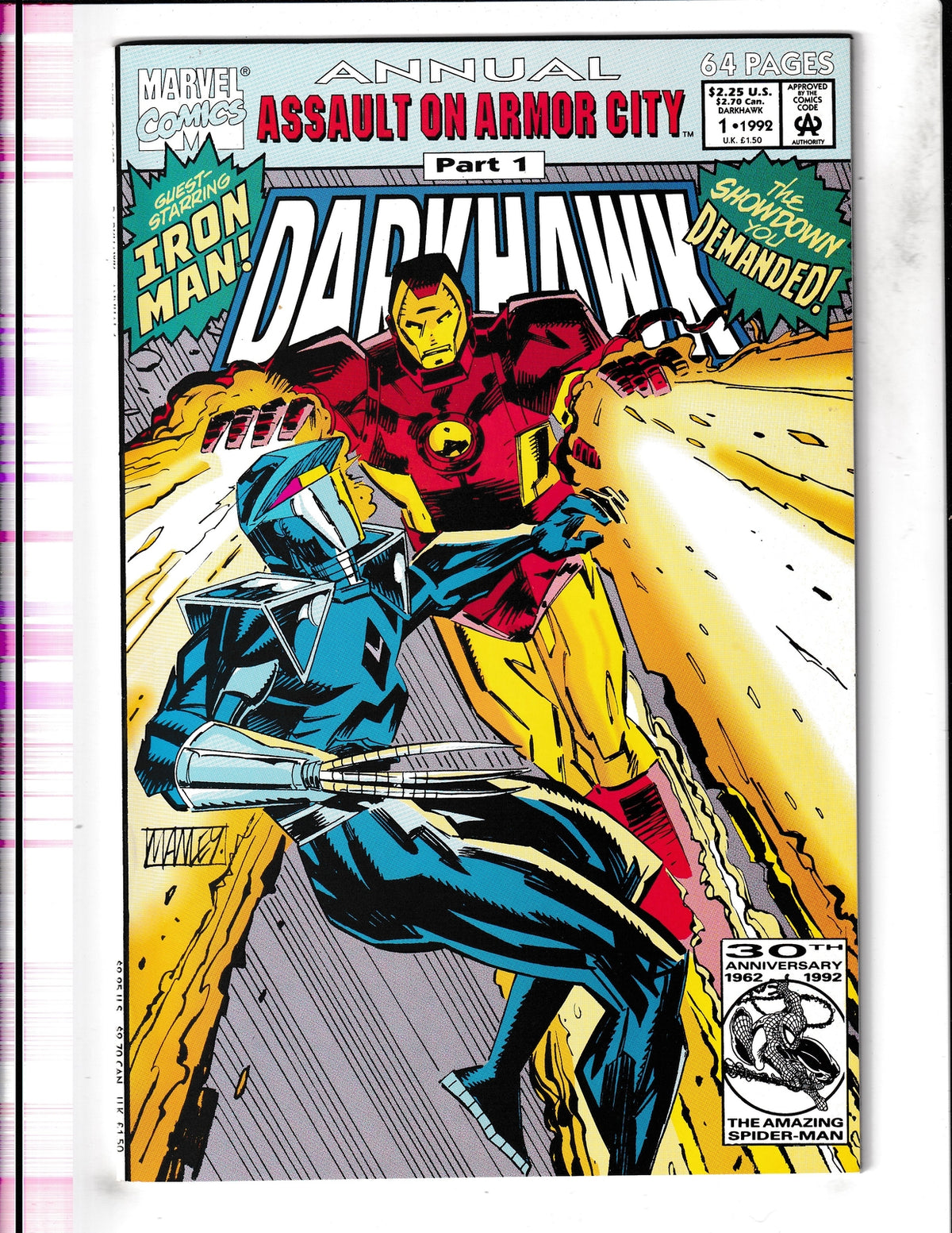 Darkhawk Annual #1 (1992) Marvel Comics SKU:1656