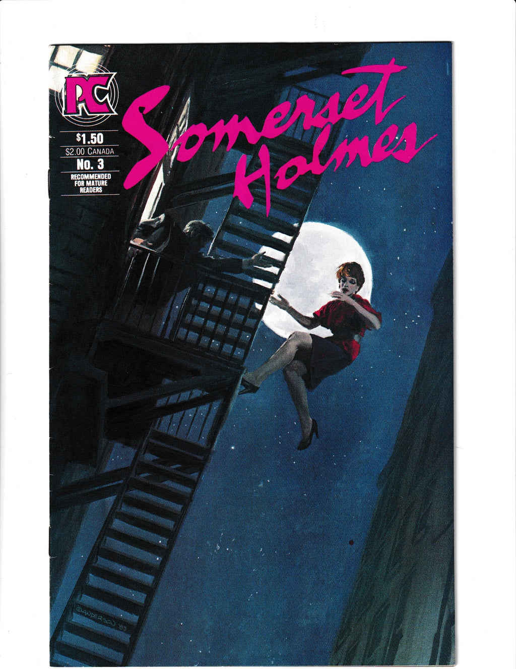 Somerset Holmes #3 (1984) Pacific Comics