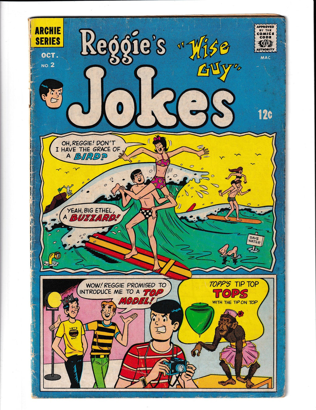 Reggie's Wise-Guy Jokes #2 (1968) Archie Comics