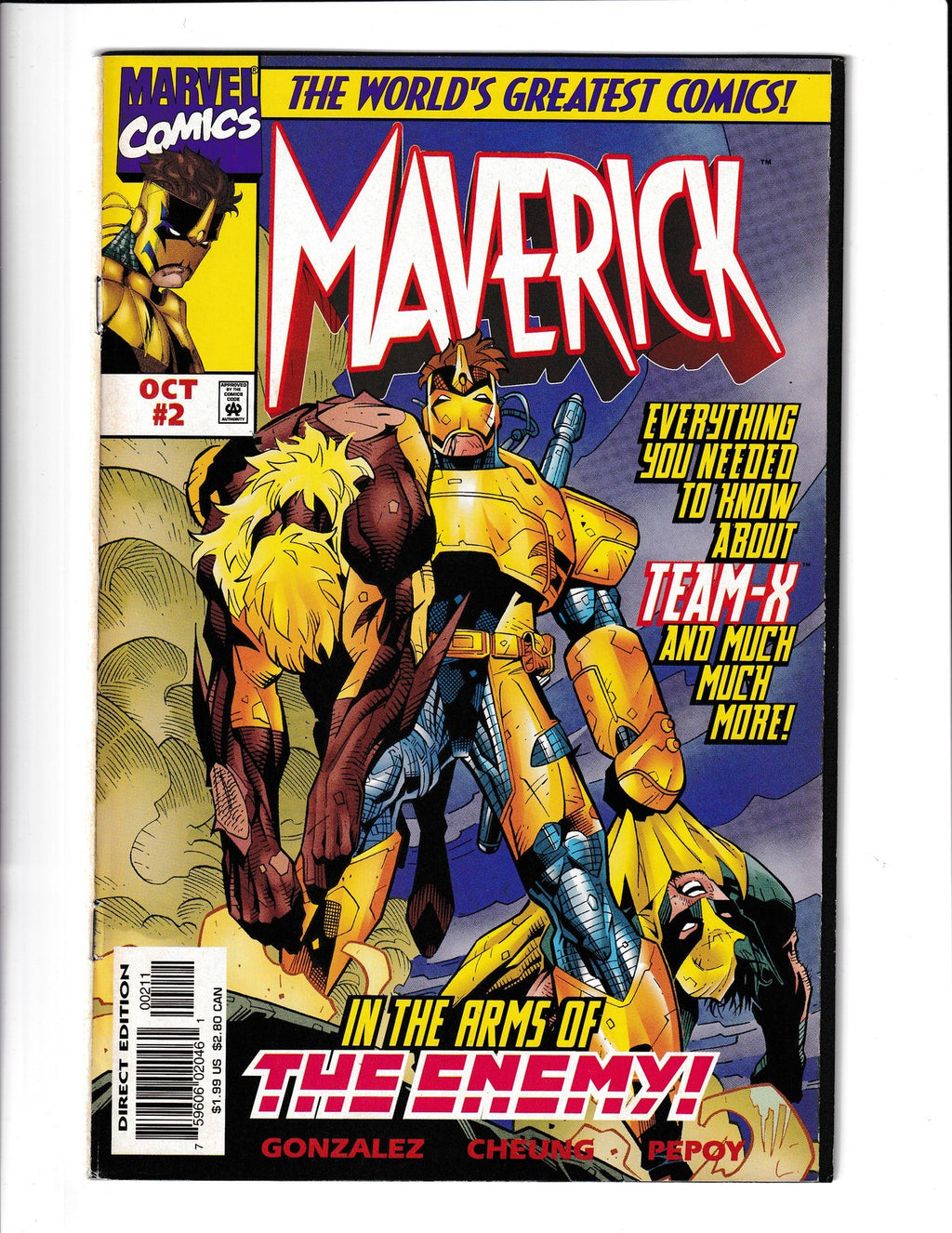 Maverick #2 (1997) Marvel Comics