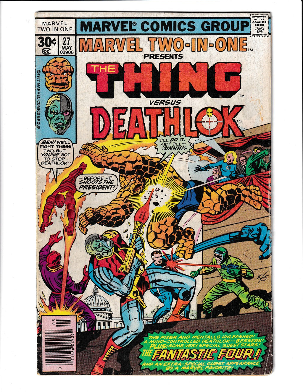 Marvel Two-In One #27 (1977) Thing vs. Deathlok Marvel Comics