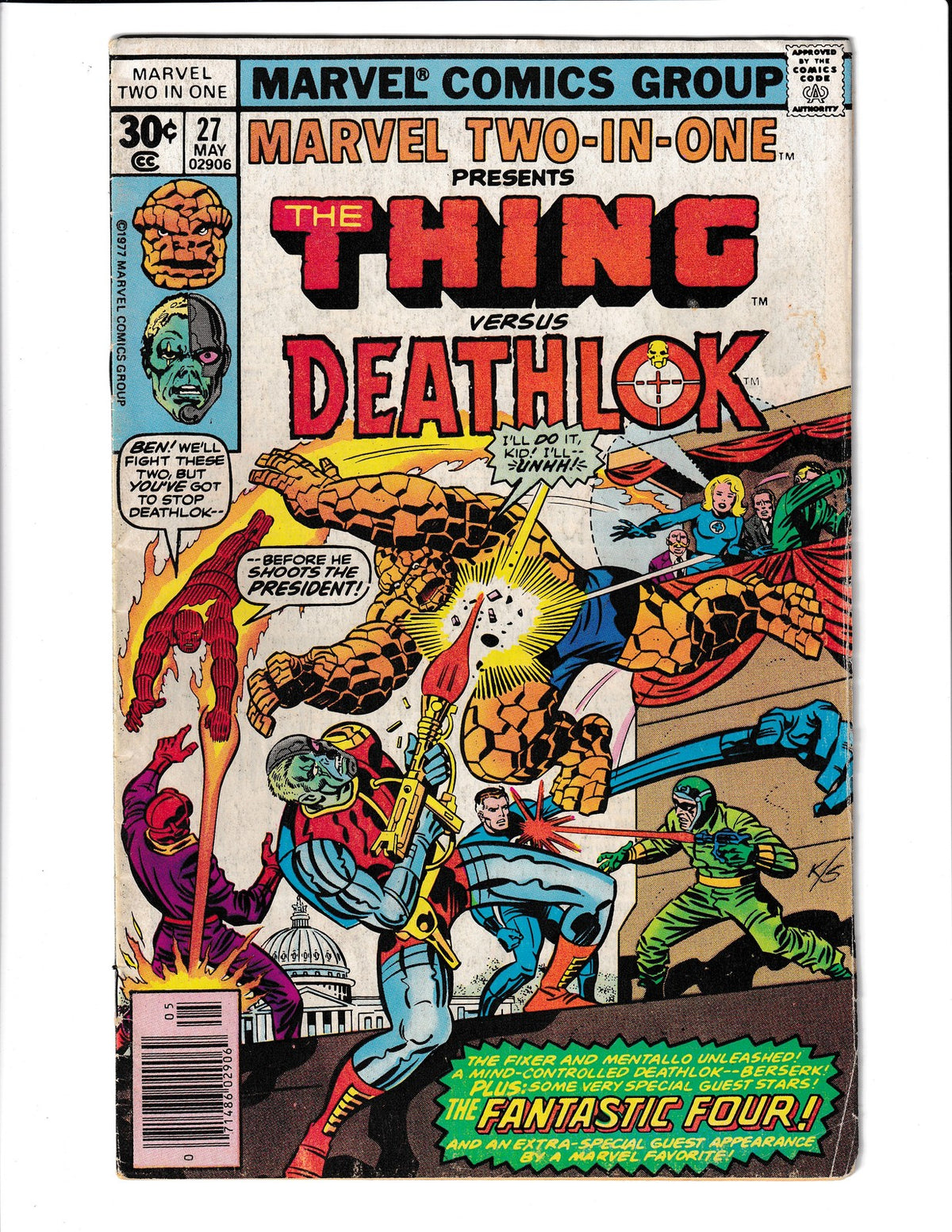 Marvel Two-In One #27 (1977) Thing vs. Deathlok Marvel Comics