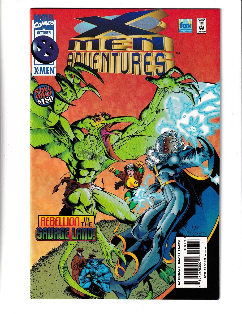 X-Men Adventures #8 (1995) Marvel Comics SKU:2538