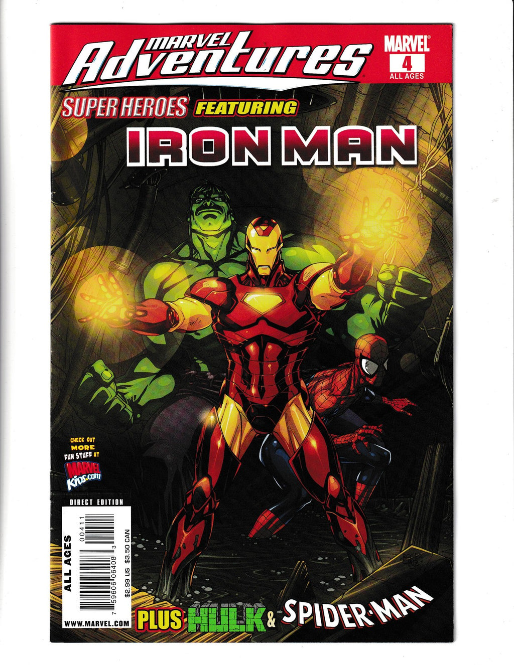 Marvel Adventures: Super-Heroes #4 (2009) Iron Man Marvel Comics