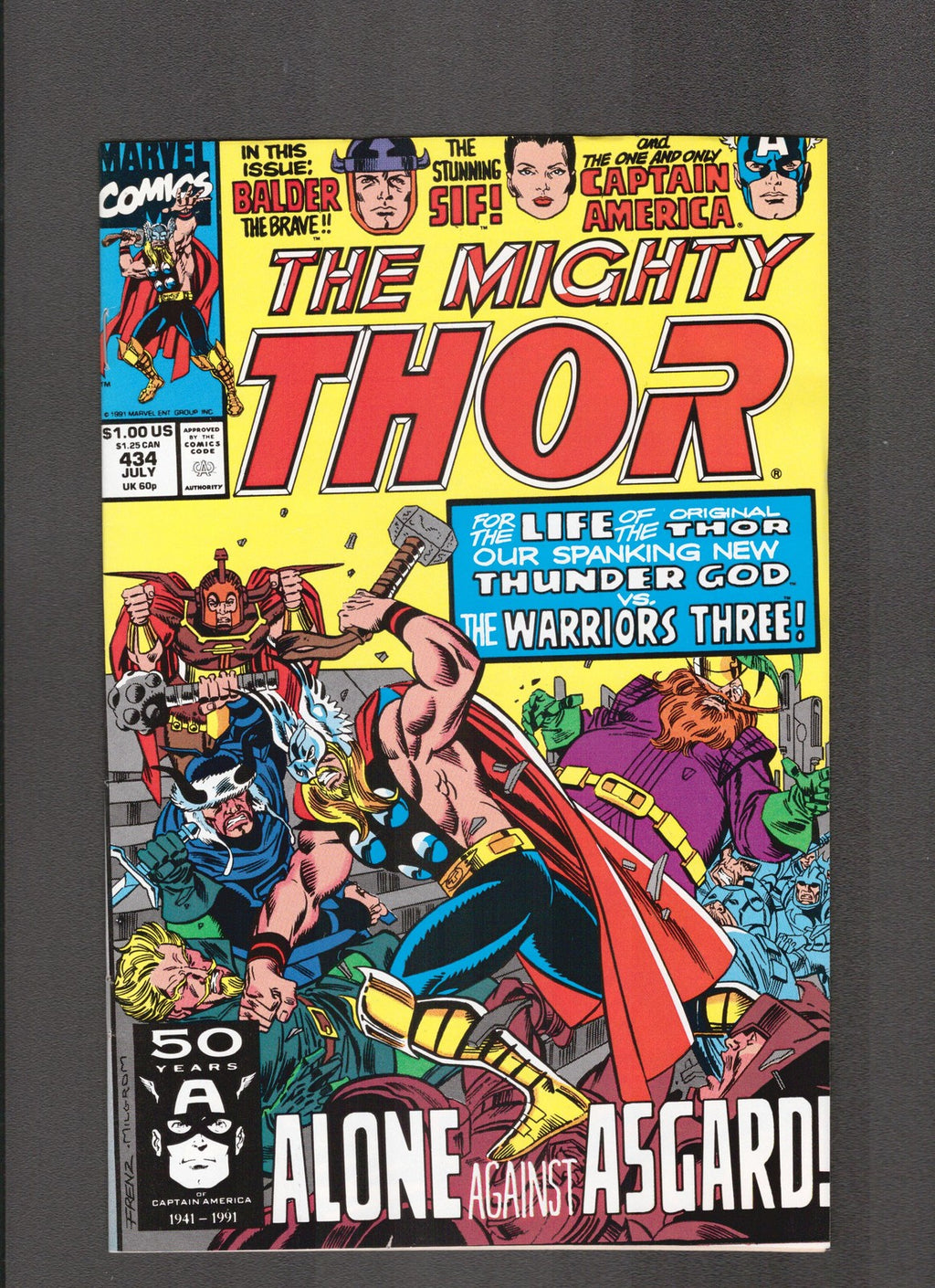 Thor #434 (1991) Ron Frenz, Al Milgrom Marvel Comics