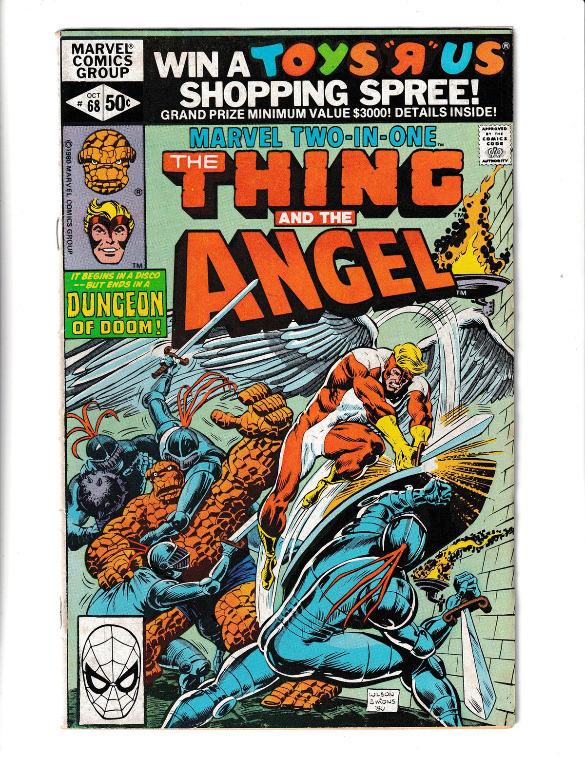 Marvel Two-In-One #68 (1980) Thing & The Angel Marvel Comics