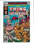 Marvel Two-In One #28 (1977) Thing and Sub-Mariner Marvel Comics