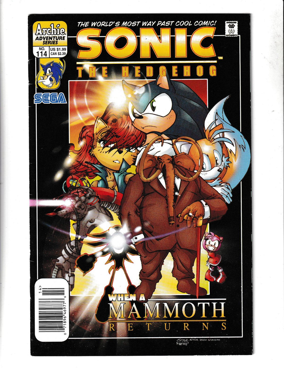 Sonic the Hedgehog #114 (2002) Knuckles Archie Comics