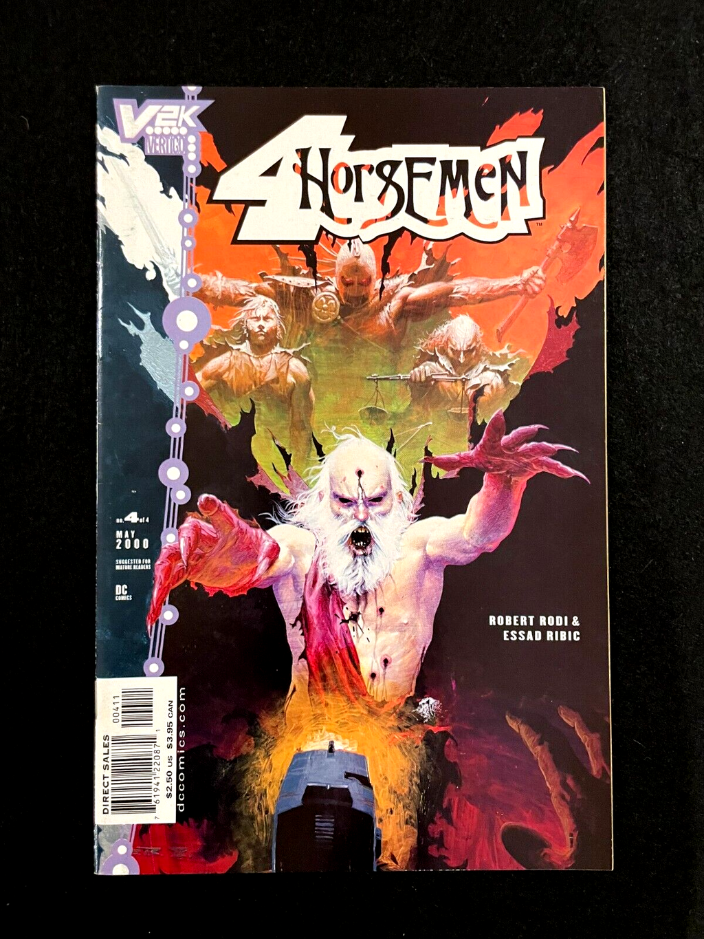 Four Horsemen - Complete Set of 4 #1-4 (2000) Vertigo Comics