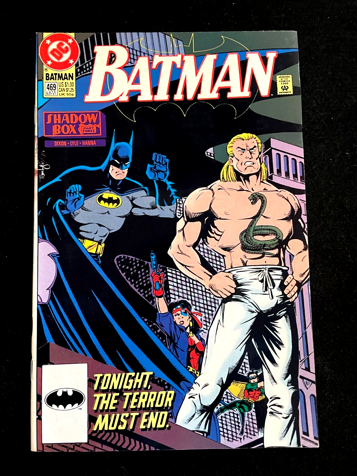 Batman #469 1991 - Shadow Box part 3 - HIGH GRADE