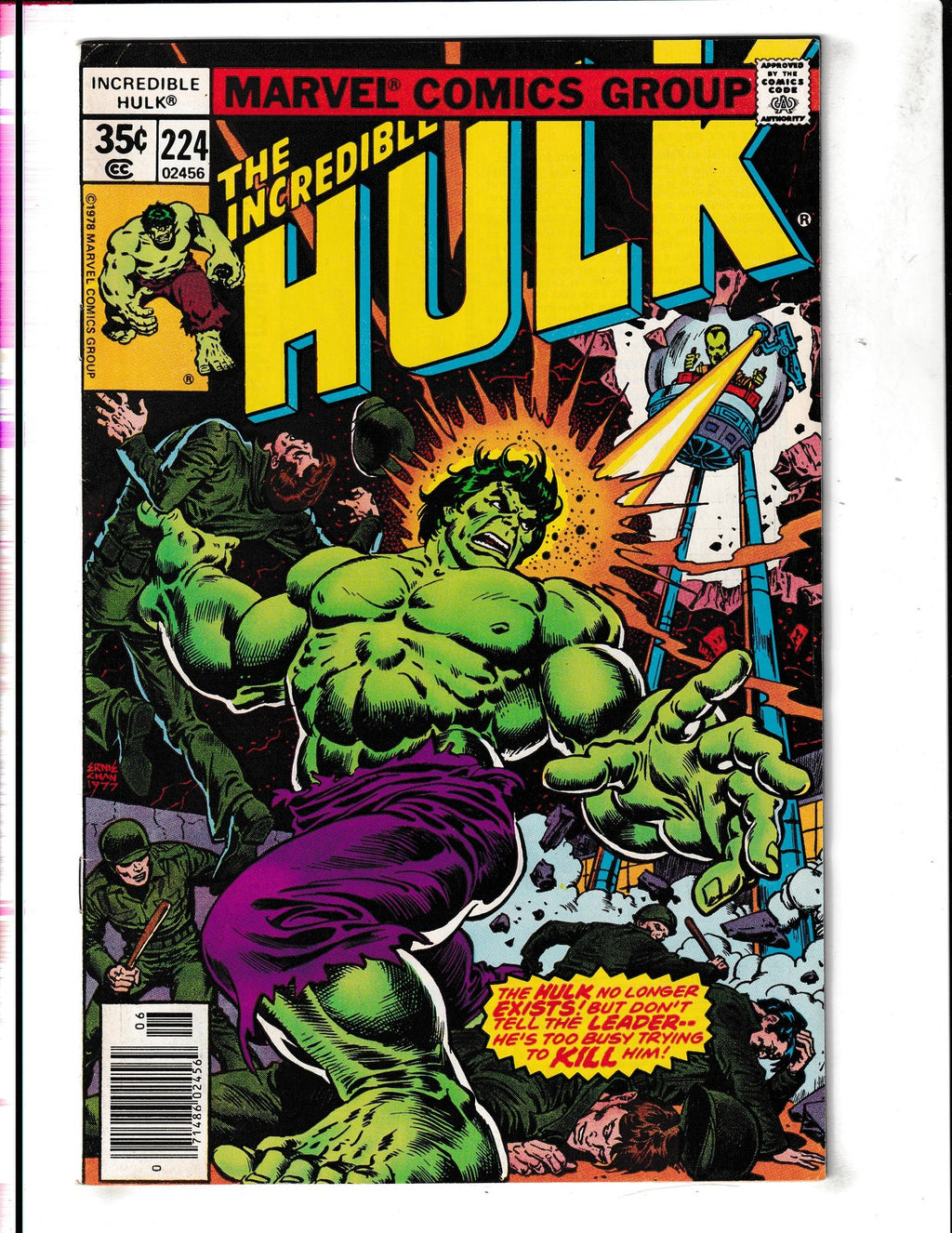 Incredible Hulk #224 (1978) Buscema, Stern Marvel Comics