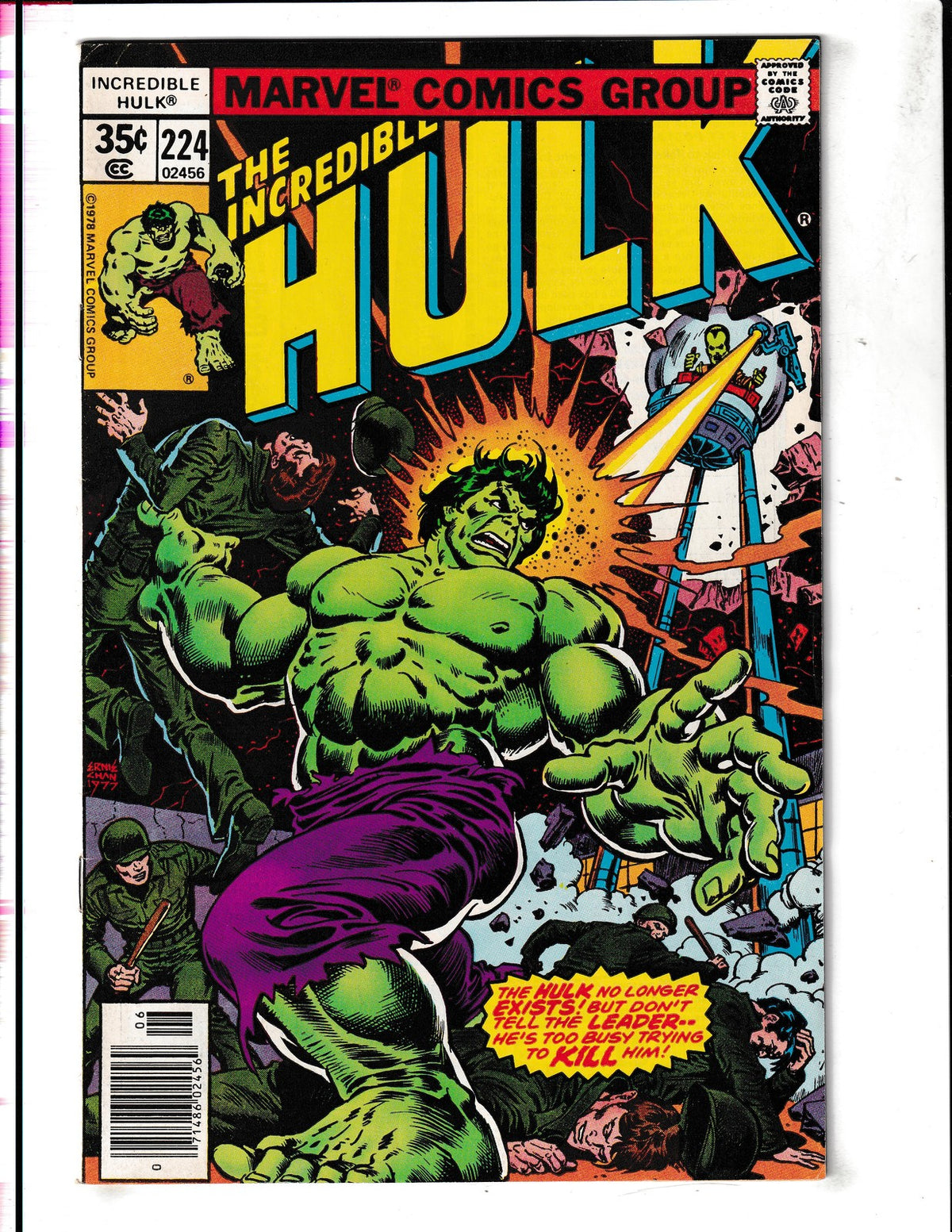 Incredible Hulk #224 (1978) Buscema, Stern Marvel Comics