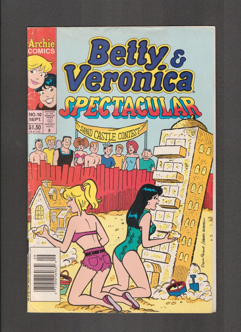 Betty and Veronica Spectacular #10 (1994) Beach contest Archie Comics