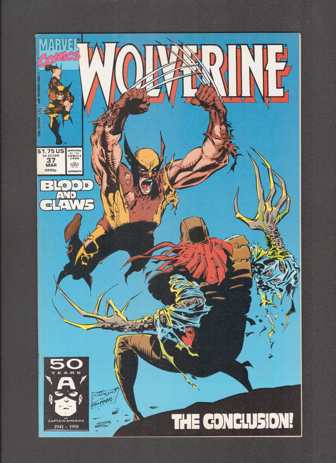 Wolverine #37 (1991) Larry Hama, Marc Silvestri Marvel Comics