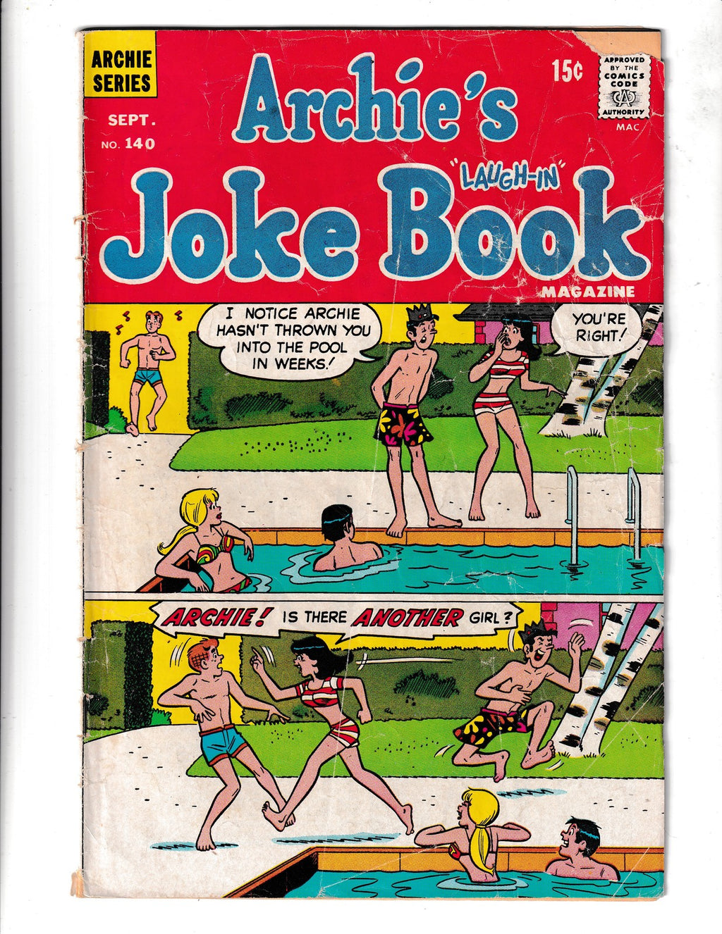 Archie's Joke Book #140 (1969) Archie Comics