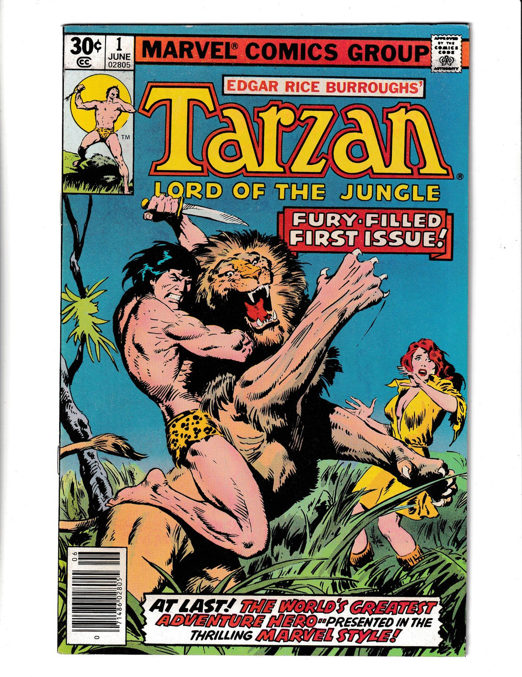 Tarzan #1 (1977) John Buscema  Marvel Comics