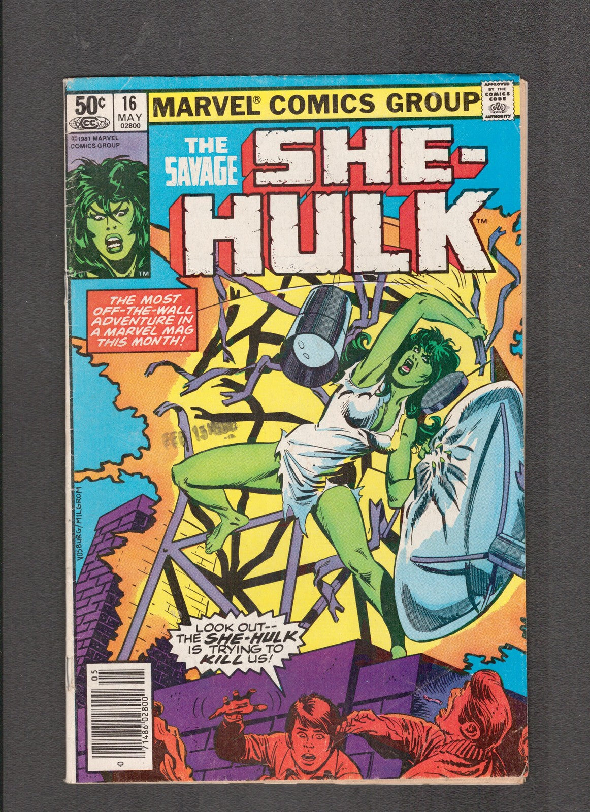 Savage She-Hulk #16 (1981) Al Milgrom Marvel Comics