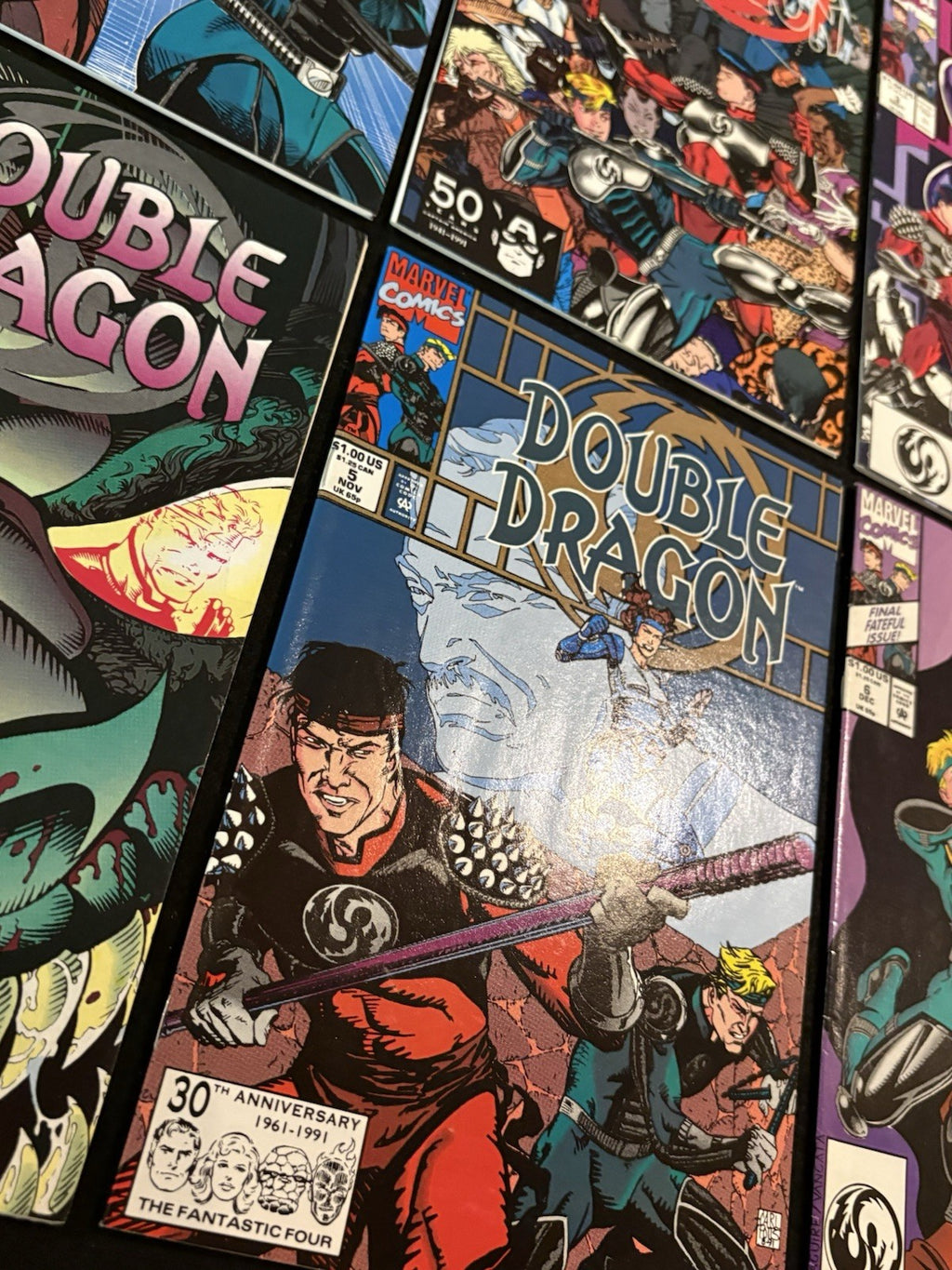 Double Dragon #1-6 (1991) Complete Series Set Marvel Comics