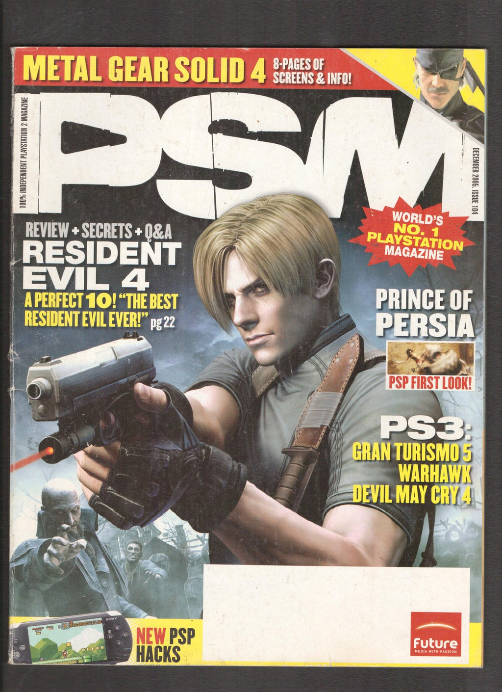 PSM Play Station Magazine #104 (2005) December  Comics