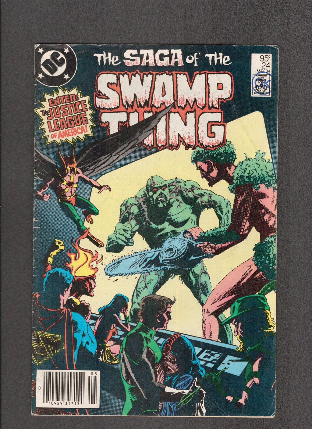 Saga of the Swamp Thing #24 (1984) Last Thomas Yeates Cover DC Comics