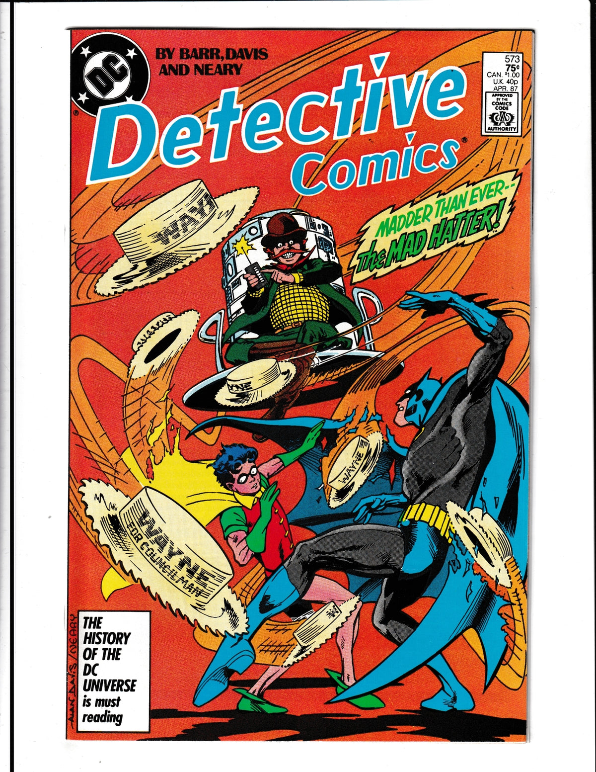 Detective Comics #573 (1987) Mad Hatter DC Comics