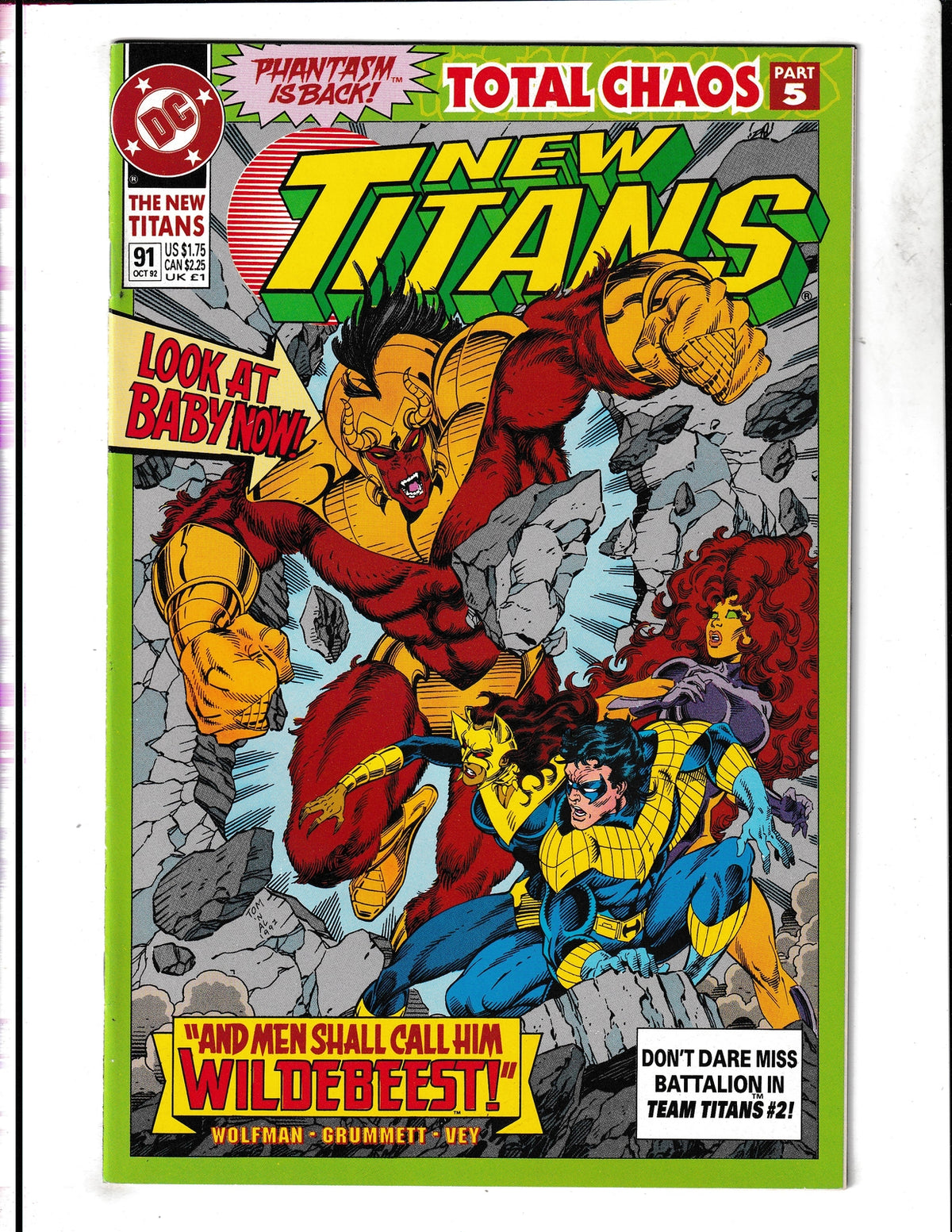New Titans #91 (1992) DC Comics
