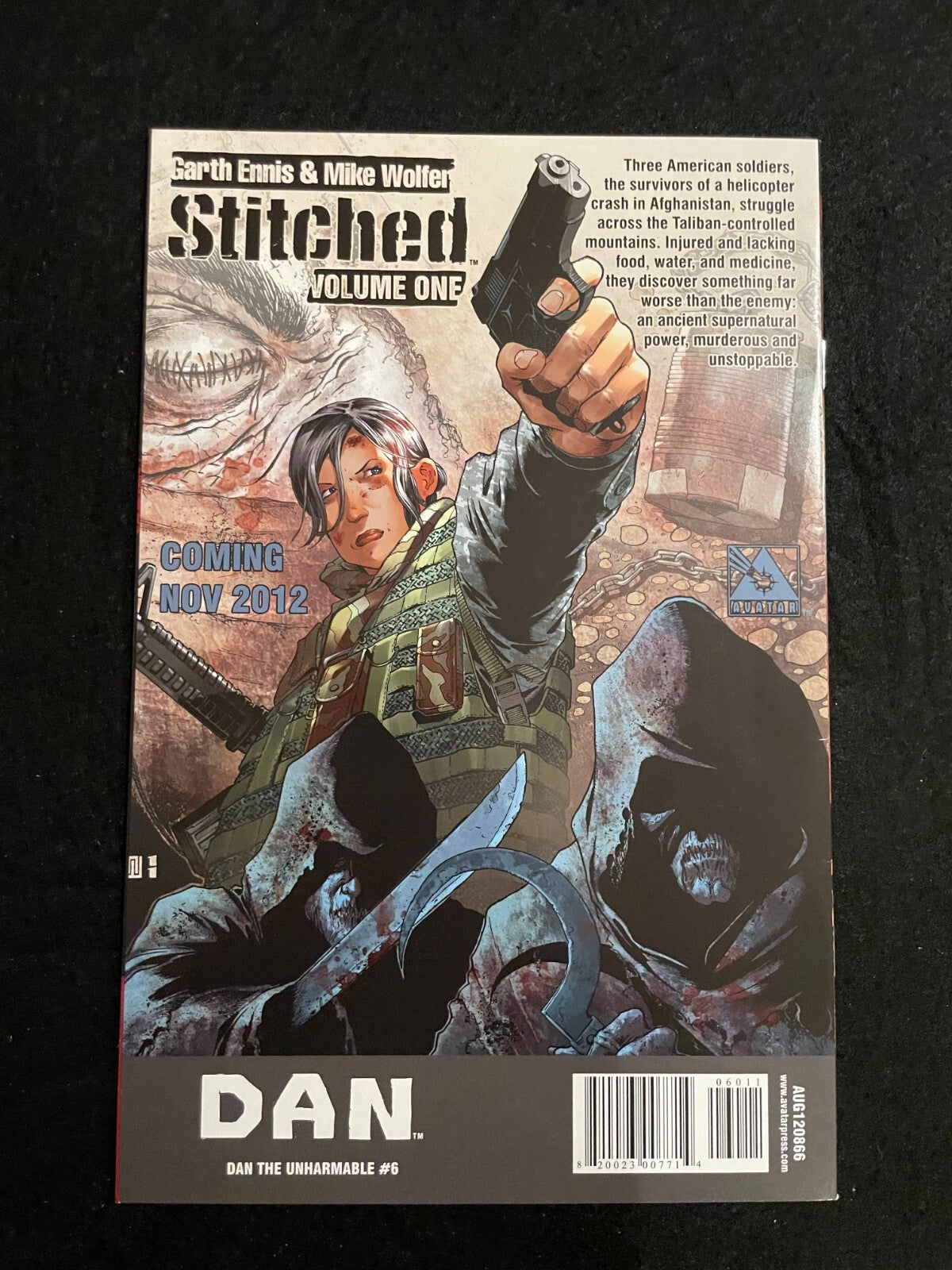Dan the Unharmable 6-10 (2012-13) Run of 5 Avatar Comics