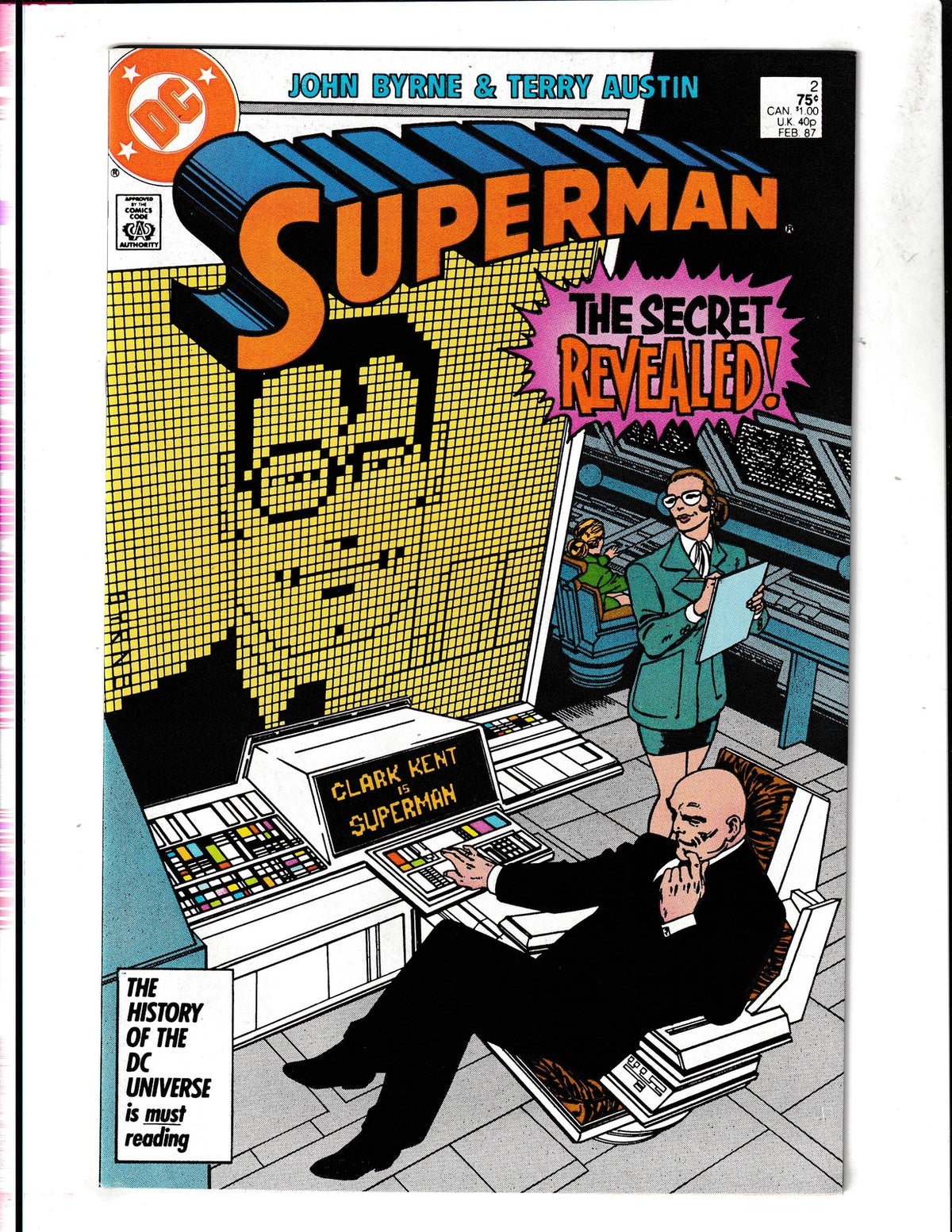 Superman #2 (1987) John Byrne & Terry Austin DC Comics