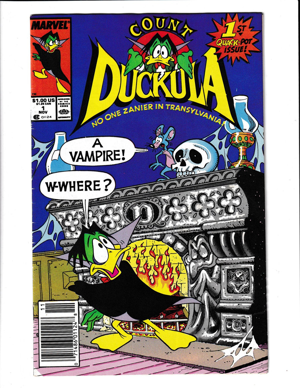 Count Duckula #1 (1988) Marvel Comics