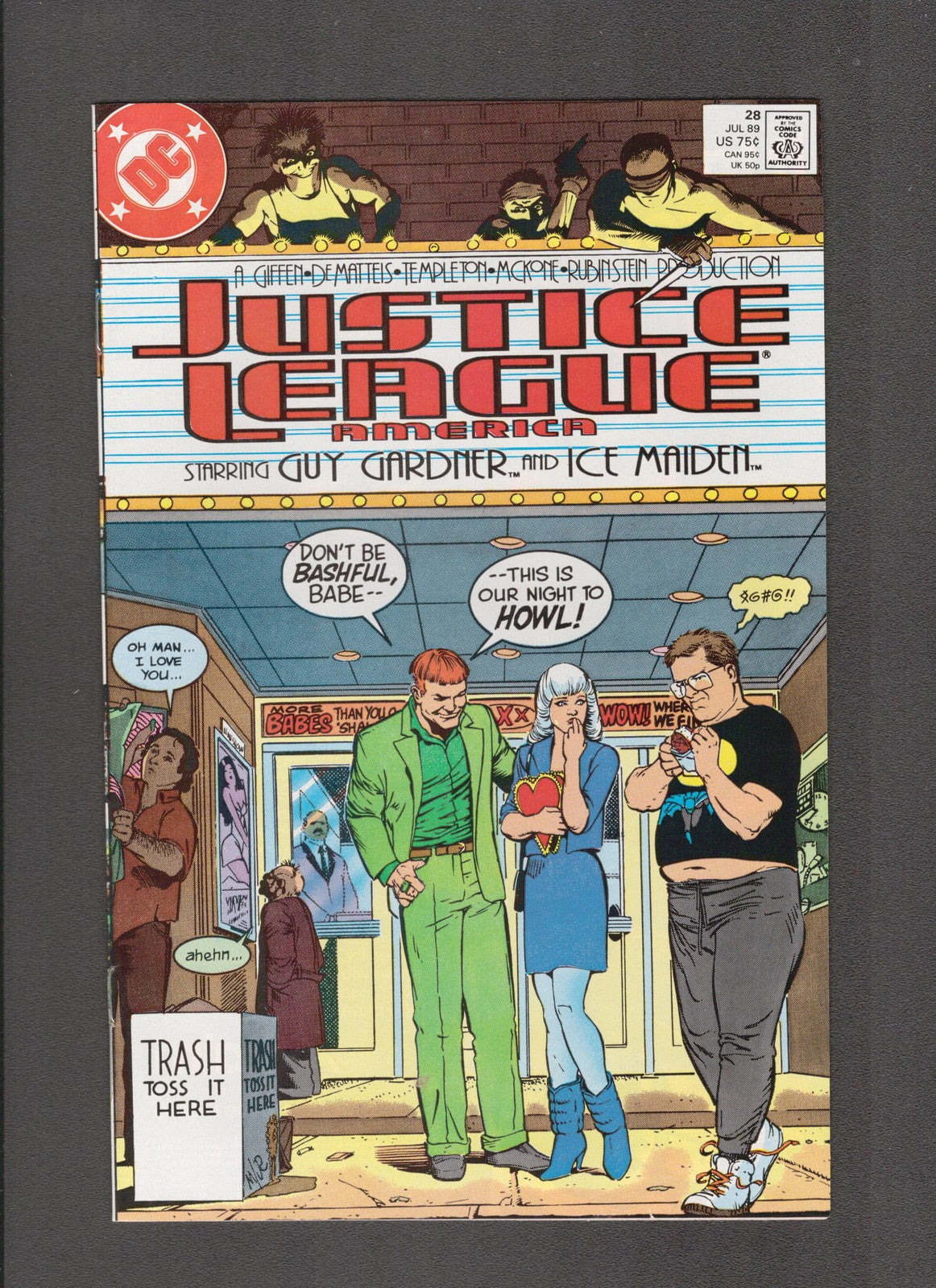 Justice League America #28 (1989) Higher Grade DC Comics