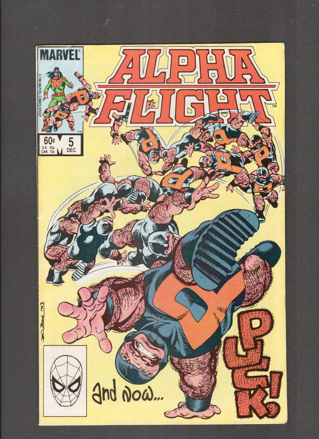 Alpha Flight #5 (1983) John Byrne Marvel Comics