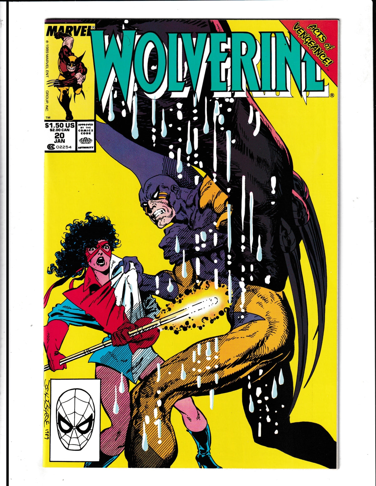 Wolverine #20 (1990) High Grade Marvel Comics