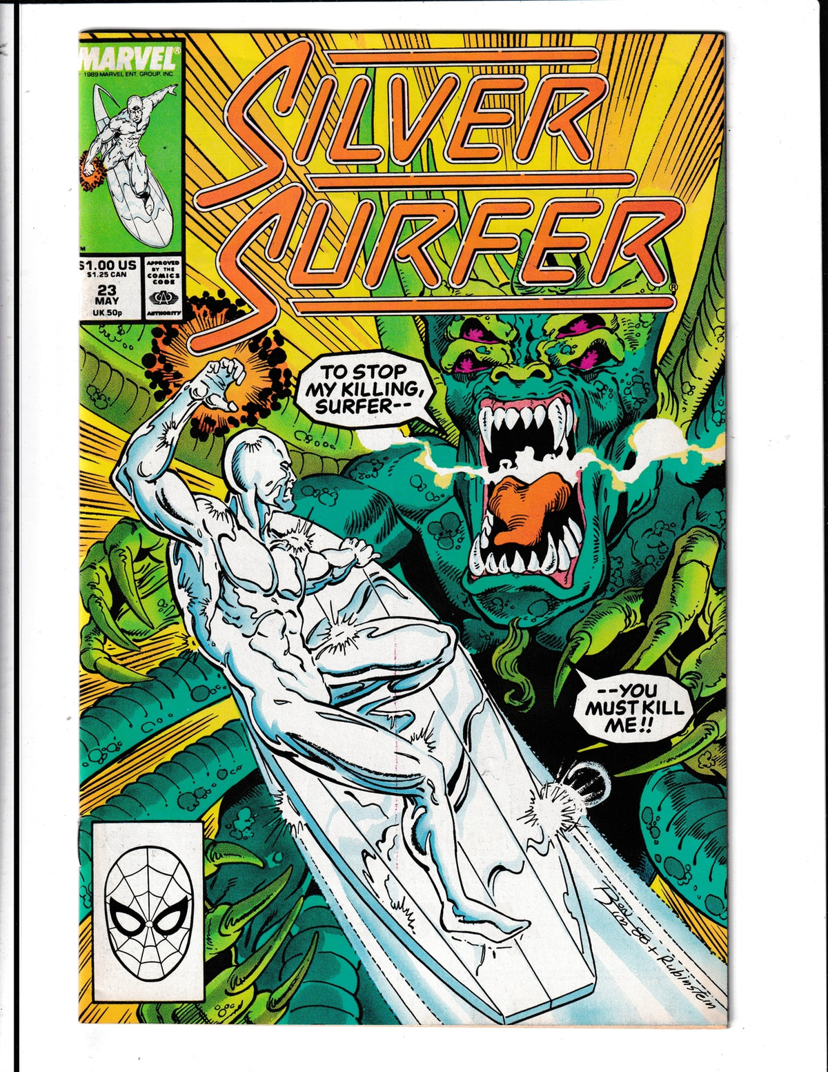 Silver Surfer #23 (1989) Marvel Comics SKU:861