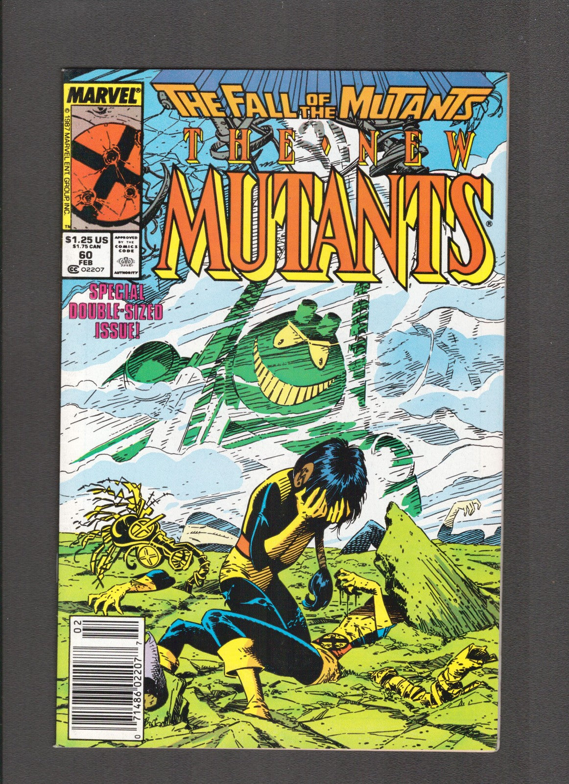 New Mutants #60 (1988) Terry Austin Doube-Sized Marvel Comics