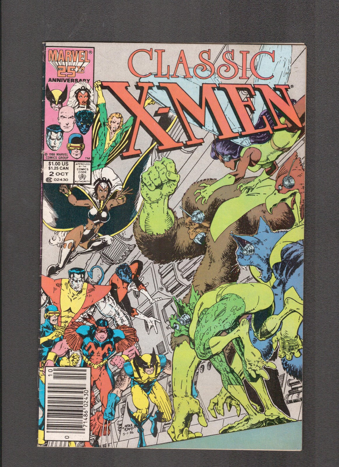 Classic X-Men #2 (1986) Newsstand Marvel Comics