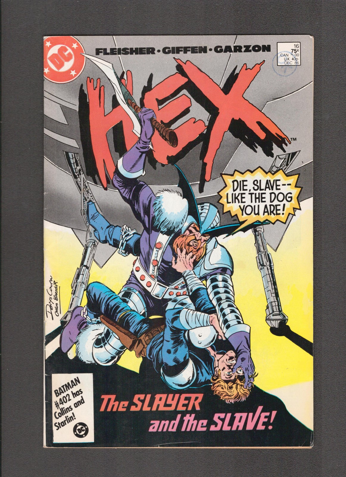 Hex #16 (1986) Carlo Garzon DC Comics