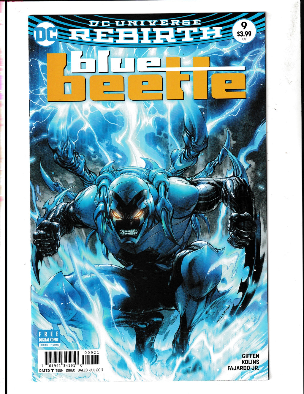 Blue Beetle   #9b (2017) Tyler Kirkham DC Comics