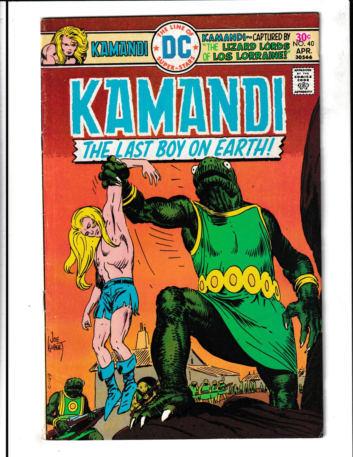 Kamandi, The Last Boy On Earth #40 (1976) DC Comics SKU:1310