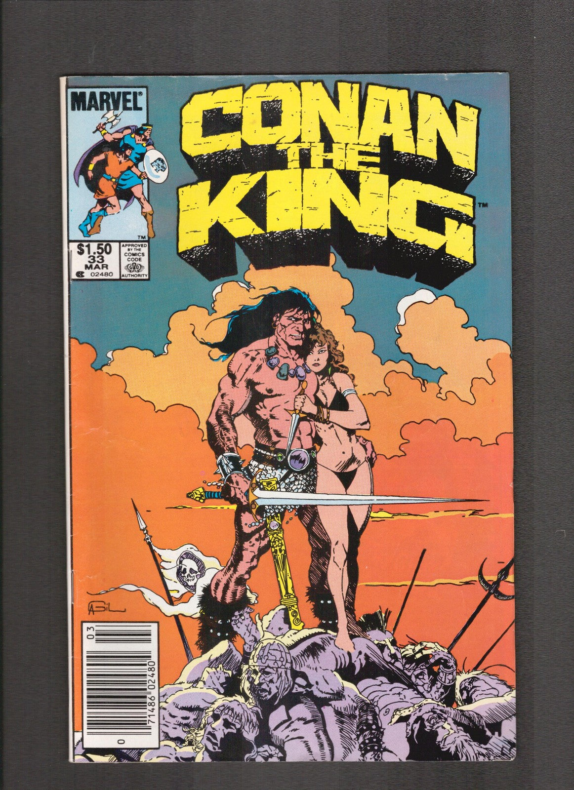 Conan the King #33 (1986) Larry Hama, Docherty Marvel Comics