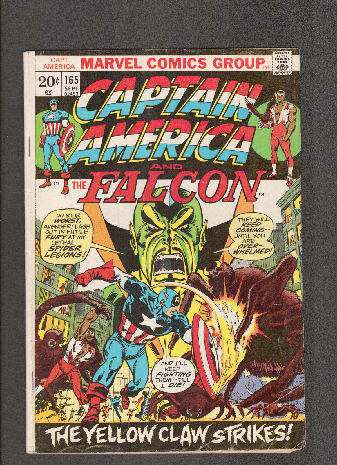 Captain America #165 (1973) Roy Thomas, Sal Buscema Marvel Comics
