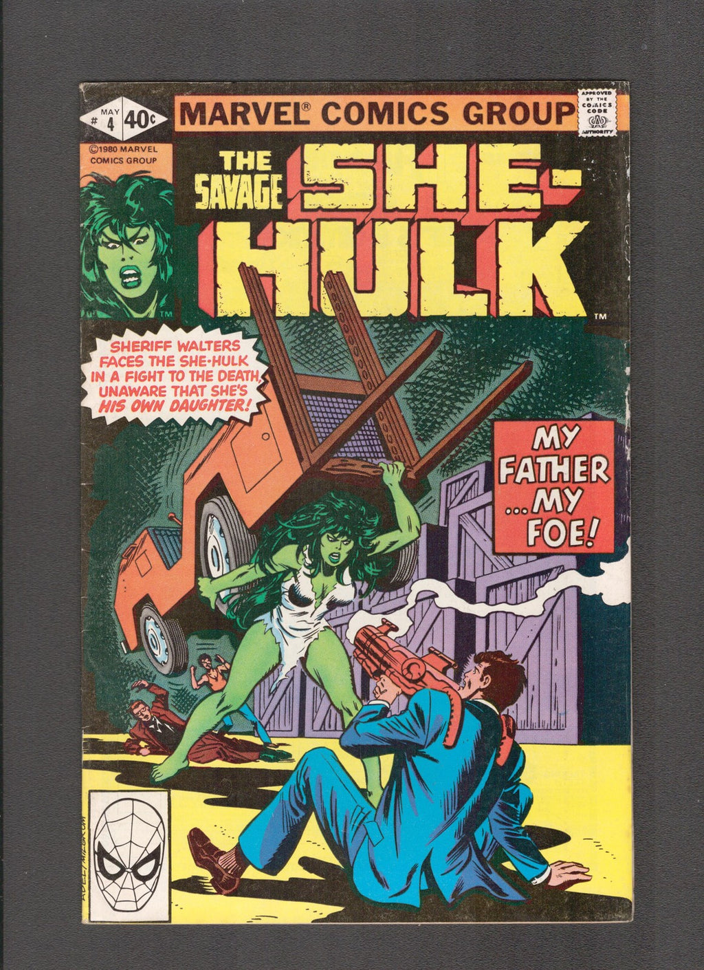 Savage She-Hulk #4 (1980) Jack Abel Art Marvel Comics