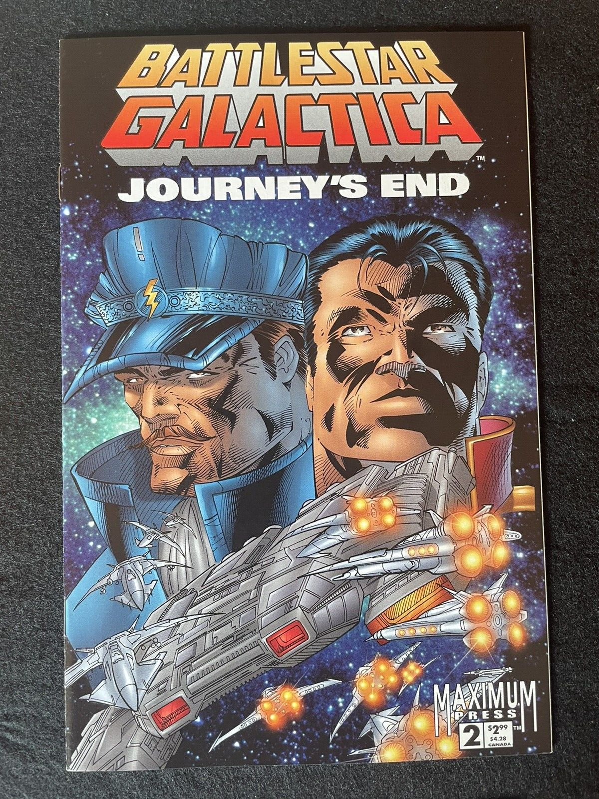Battlestar Galactica: Journey's End 1-4 (1995) Complete Set Maximum Press