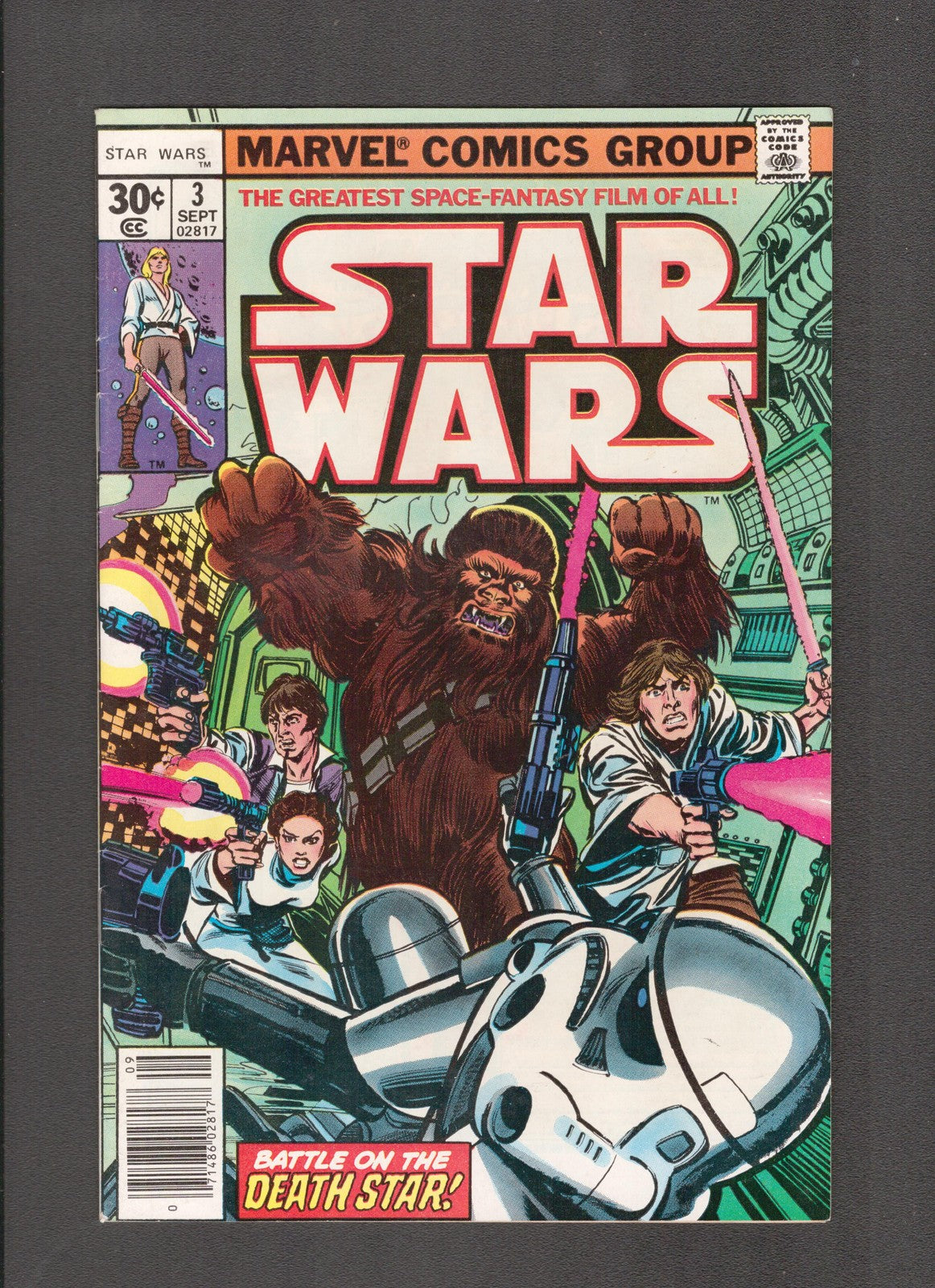 Star Wars #3 (1977) 1st Chewbacca Cover App Marvel Comics