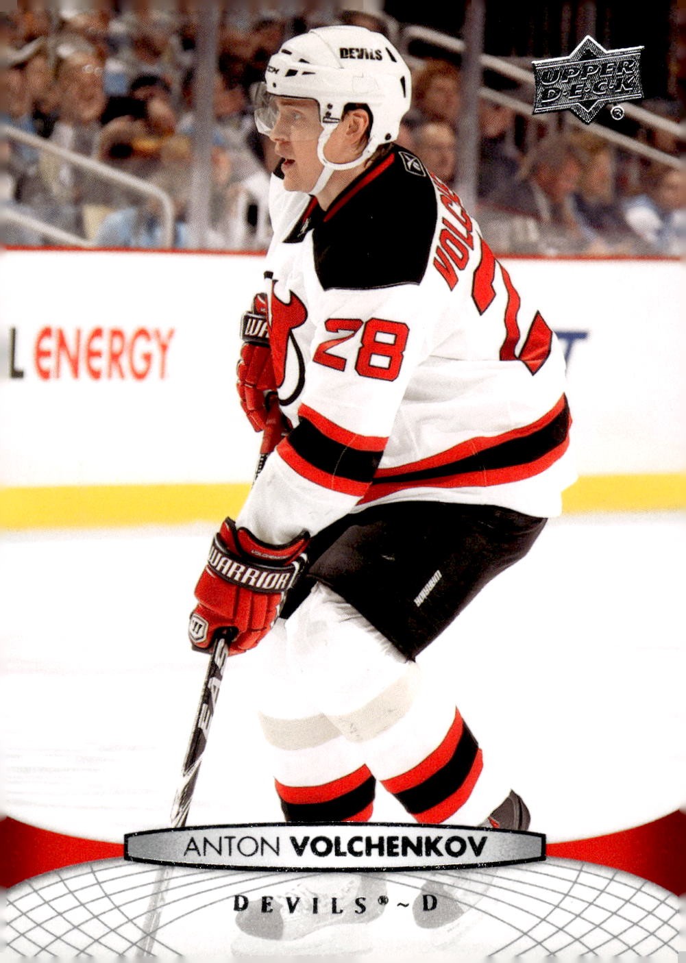 2011-12 Upper Deck #91 Anton Volchenkov Hockey New Jersey Devils