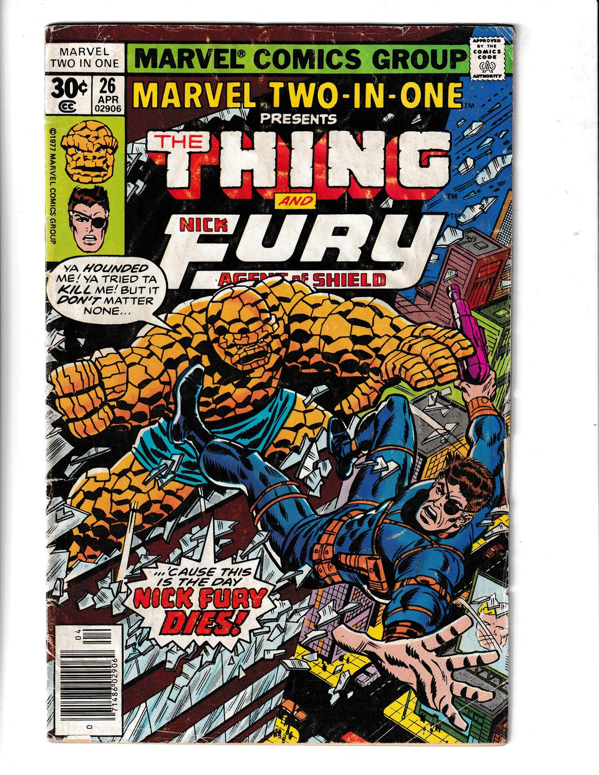 Marvel Two-In-One #26 (1977) Thing & Nick Fury Marvel Comics SKU:2820