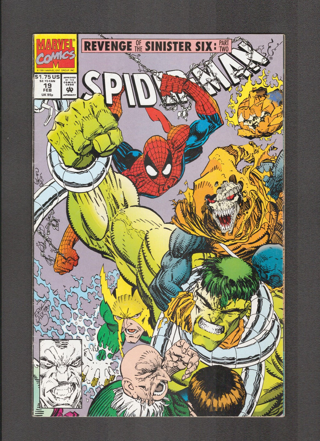 Spider-Man #19 (1992) Hulk Marvel Comics